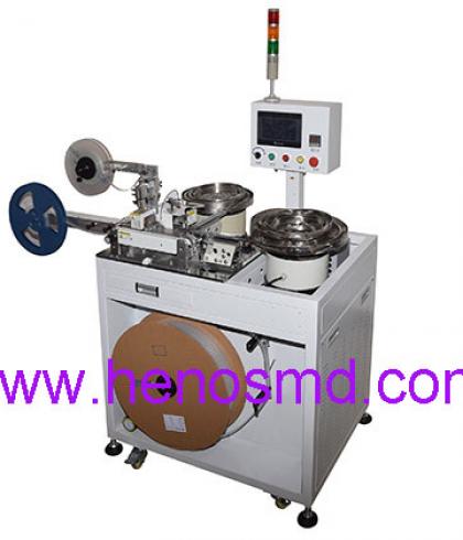 auomaic vibrating disc feeder tape and reel machine 